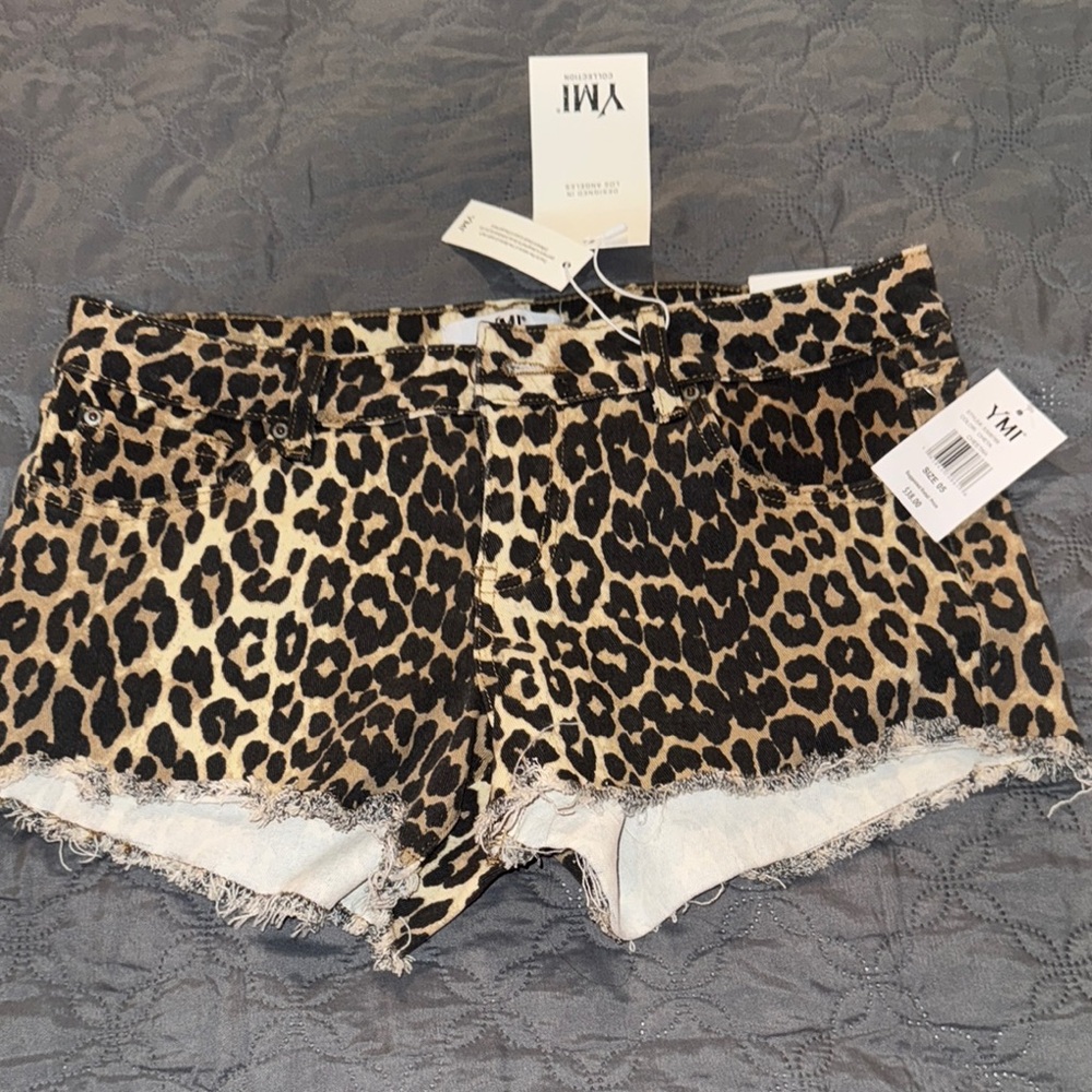 Leopard Print Women's Shorts